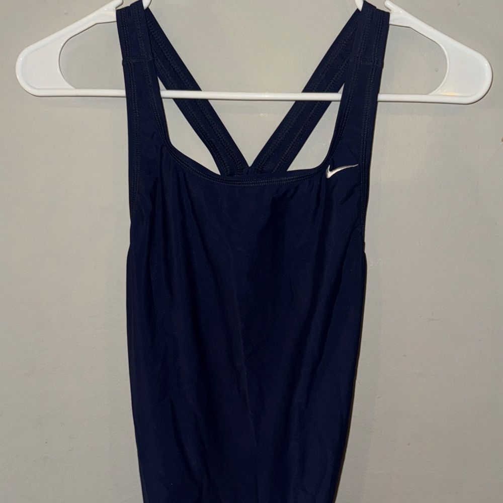 Nike Dark Blue Athletic Swimsuit